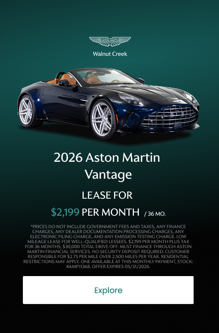 Aston Martin カタログセット Aston Martin Walnut Creek - The Luxury Collection Walnut Creek